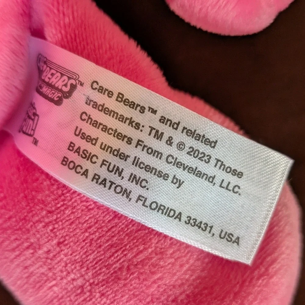Care Bears‎ Cheer Bear Plush Pink Rainbow Stuffed Animal Toy